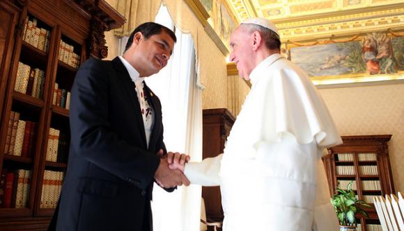 pape françois en Equateur