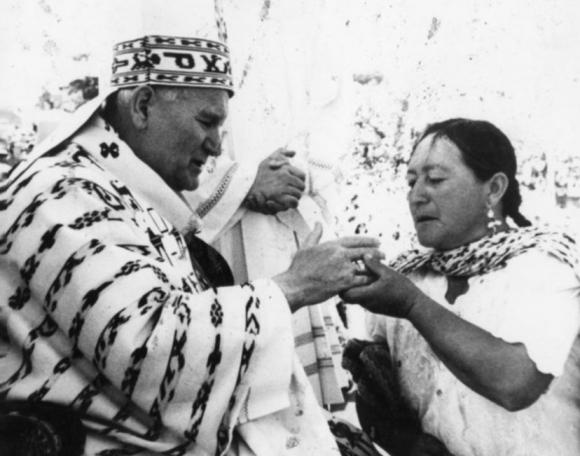 Jean-Paul II en Equateur en 1985